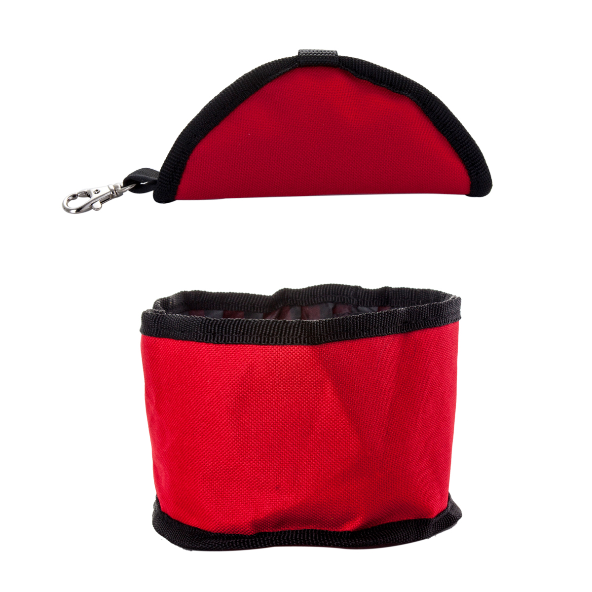 600D Poly Folding Pet Travel Bowl w/hook 11