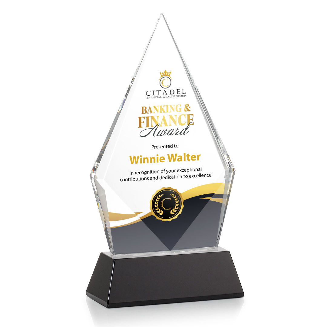 Shelton VividPrint™ Award on Newhaven Base - Black 7