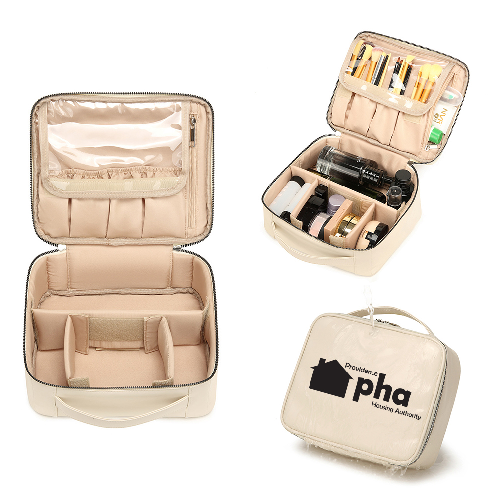 Large Capacity PU Cosmetic Bag 2