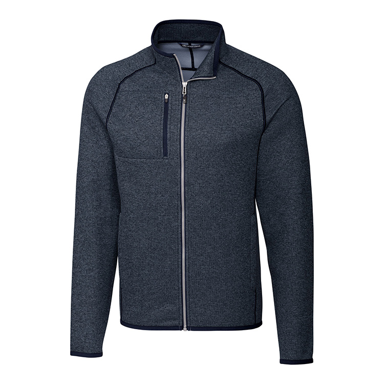 Cutter & Buck Mainsail Sweater-Knit Men's Full Zip Jacket 8