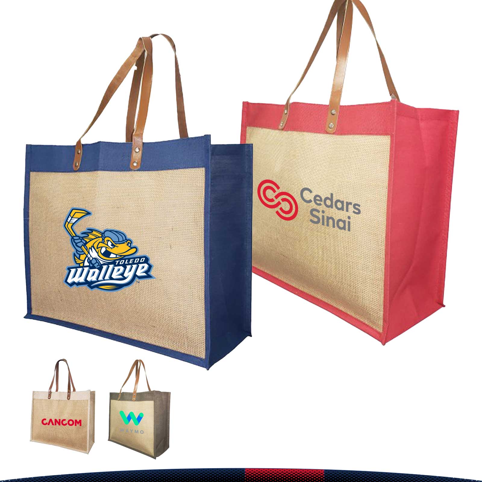 Decpa Laminated Jute Tote Bag, custom tote bag with logo imprint 5