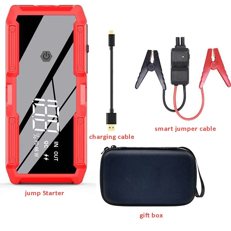 37000mWh High Power Portable Emergency Car Jump Starter 6