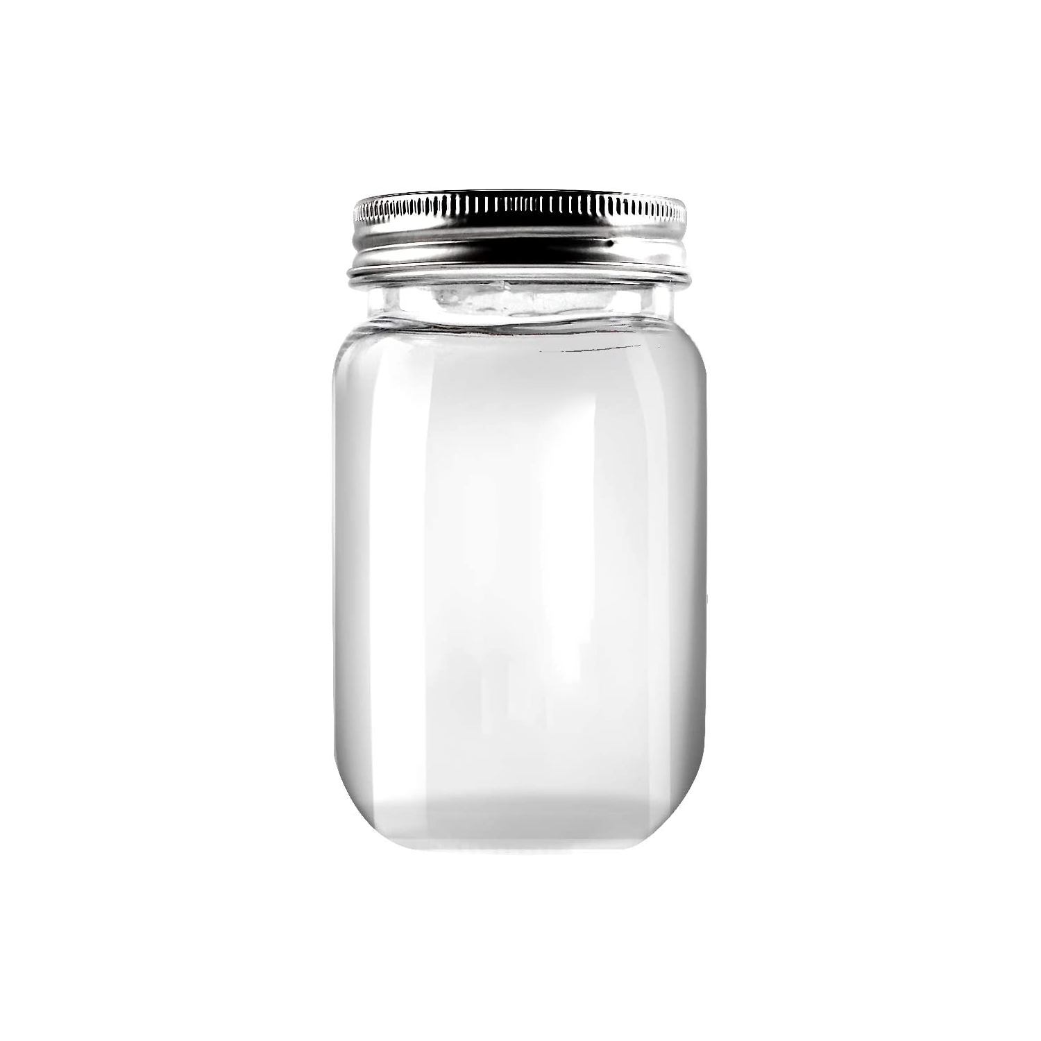 Clear Plastic Mason Jar Style Cup 3