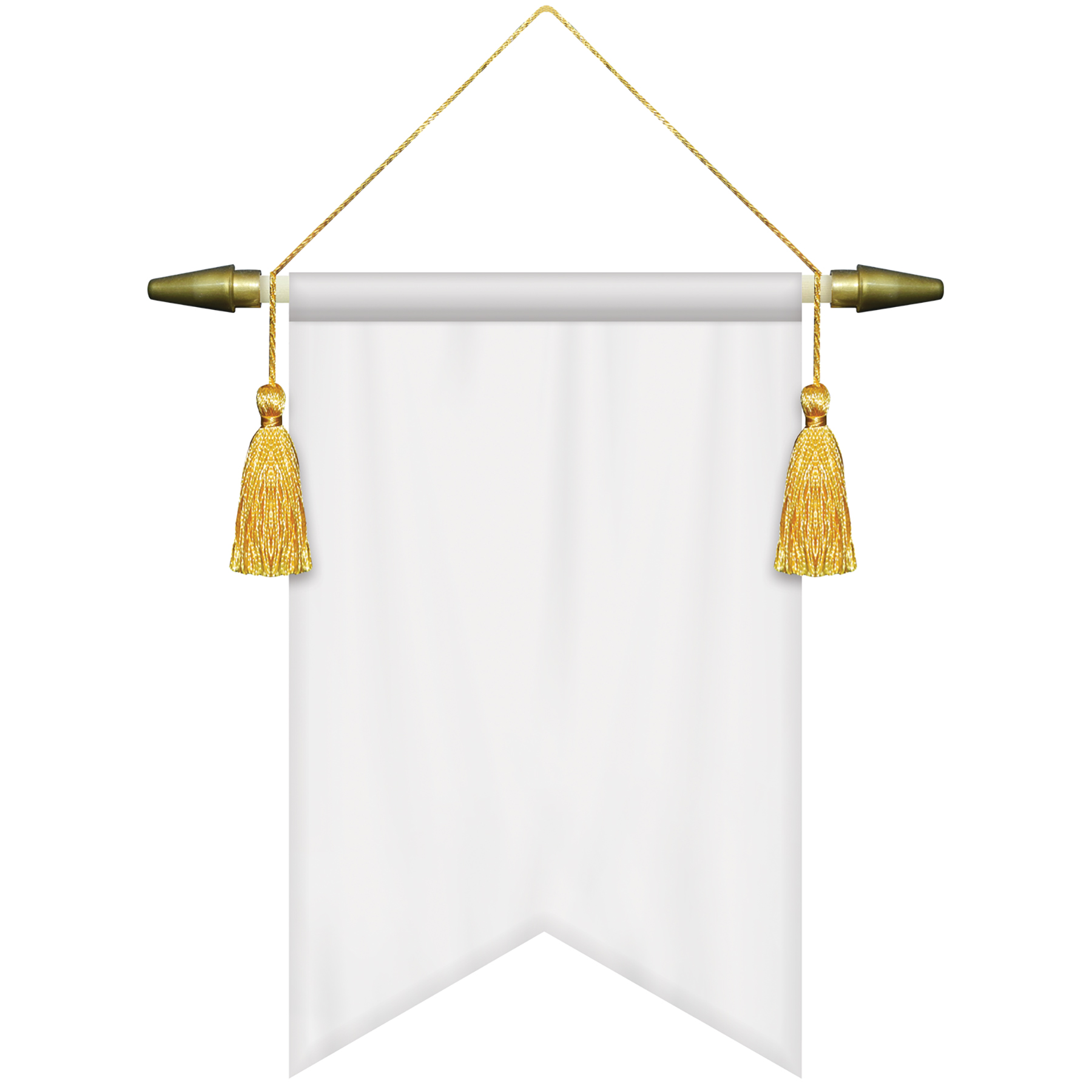 7" x 10" Podium Banner, Angle Cut / No Fringe 5