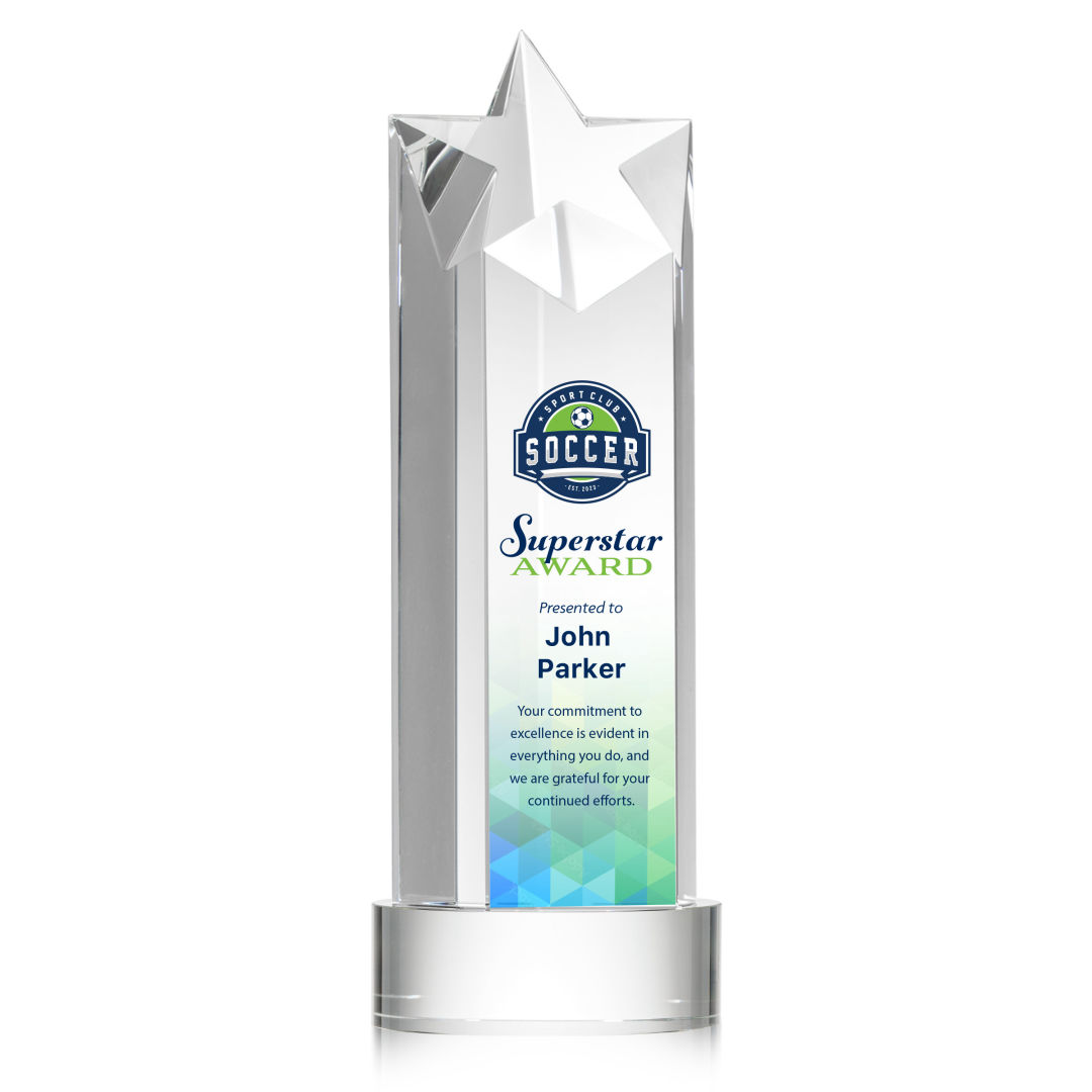 Berkeley VividPrint™ Award on Stanrich Base - Clear 12