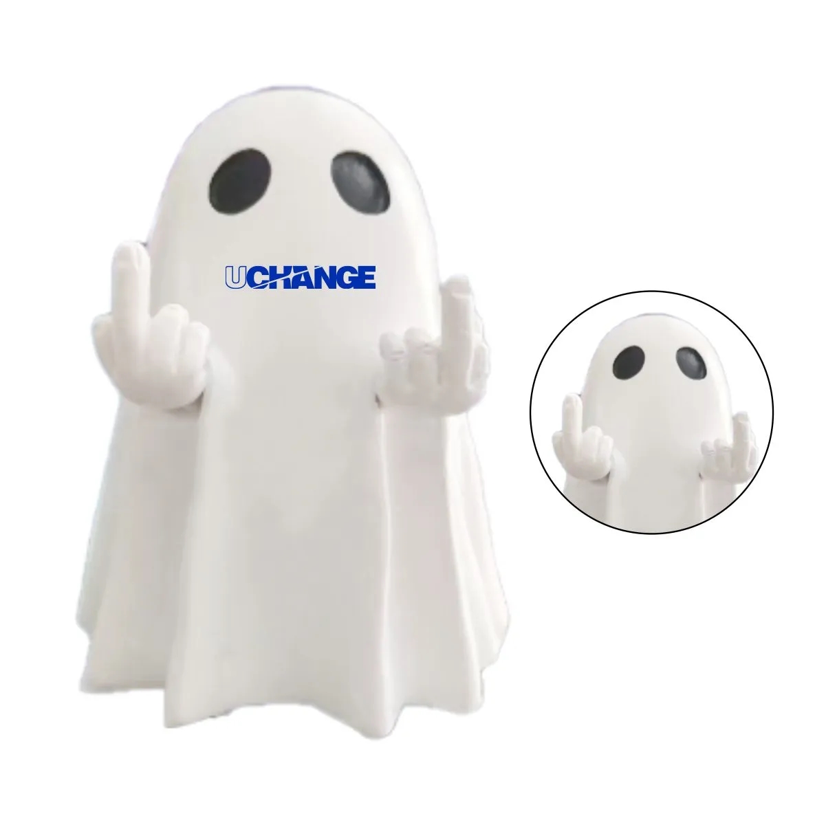 Mini Halloween Cheeky Ghost Figurine 3