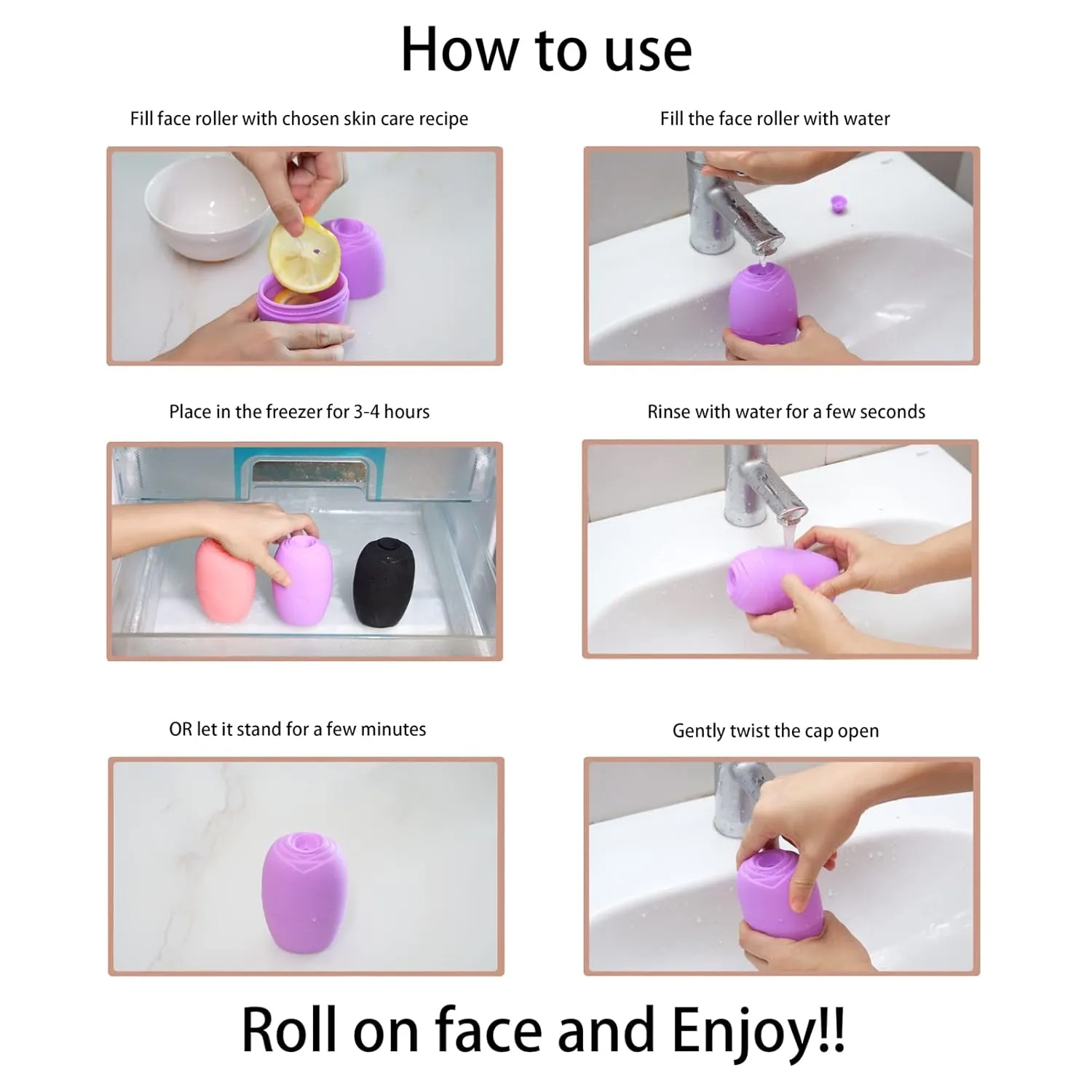 Silicone Ice Roller Face Mold 2