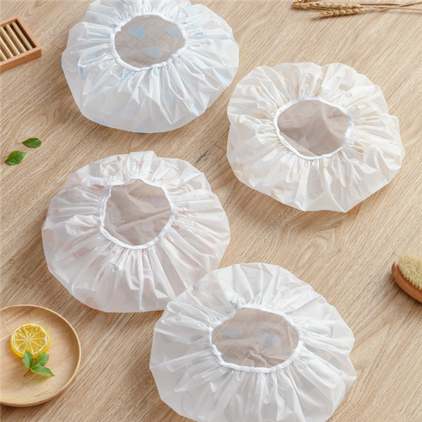 Adult Women's Bath Hair Cover Waterproof Shower Cap 4