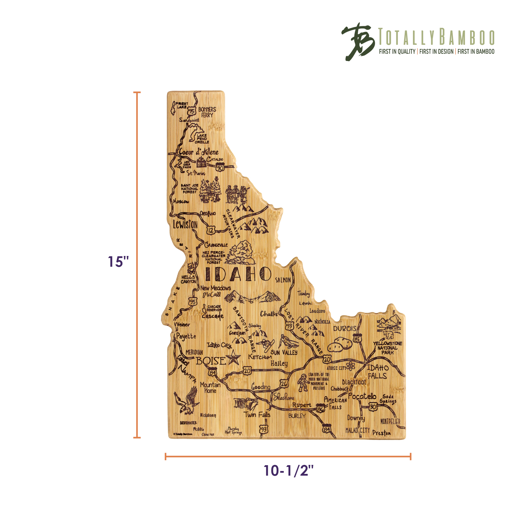 Destination Idaho Cutting & Serving Board 2