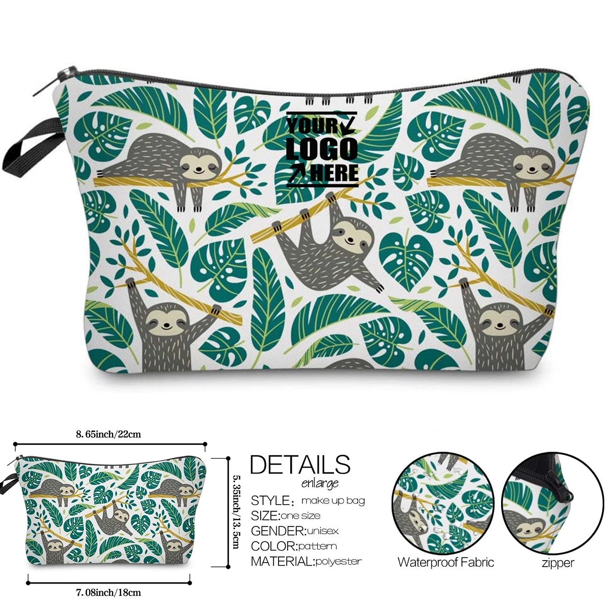 Adorable Roomy Travel Cosmetic Makeup Bags 2