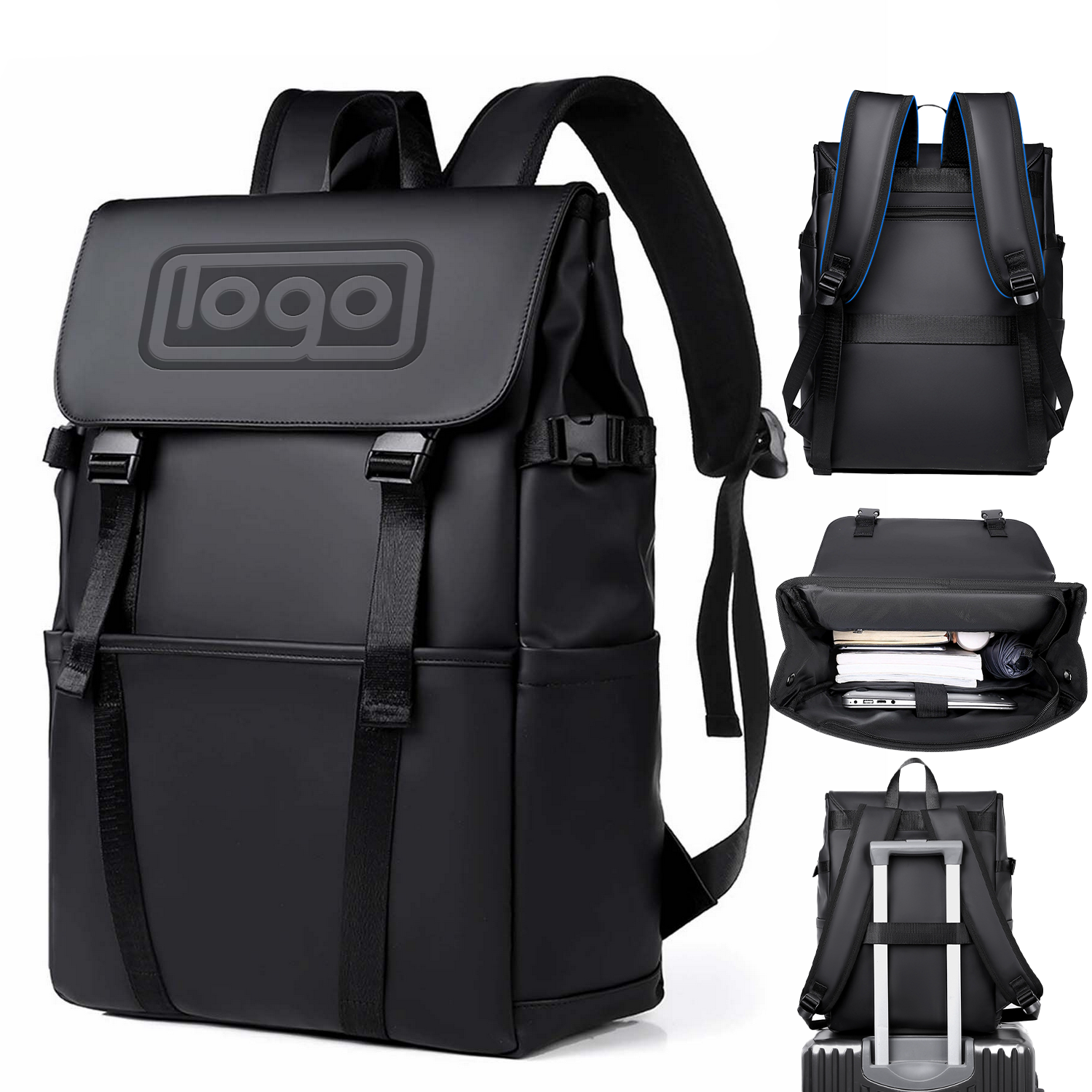 Waterproof Business Oxford Hiking Laptop Backpack 2