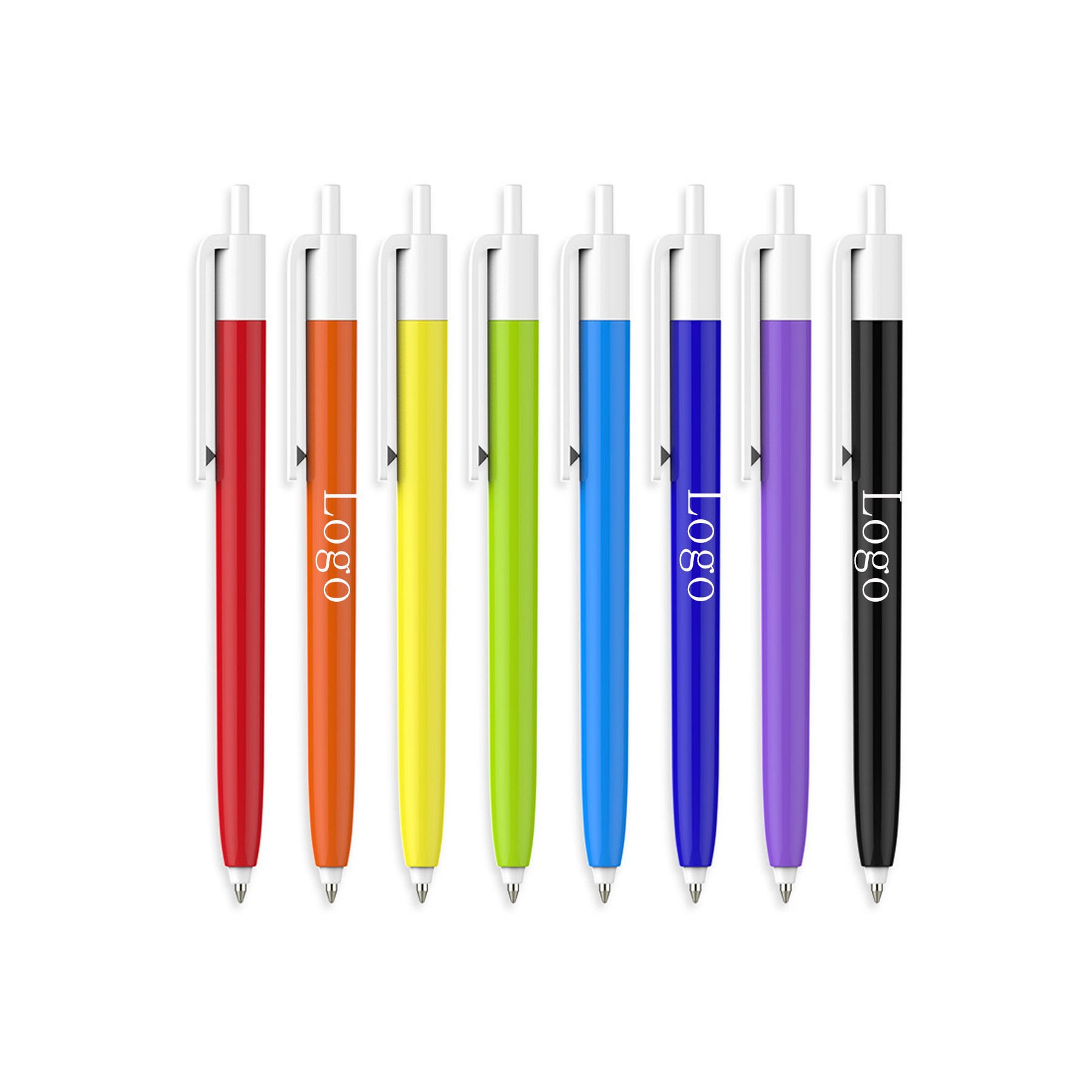 Simple Ballpoint Pen Plastic Click Ballpoint Pen