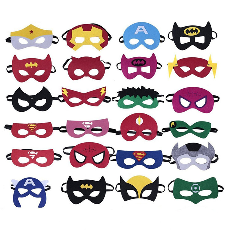 Superheroes Party Masks 2