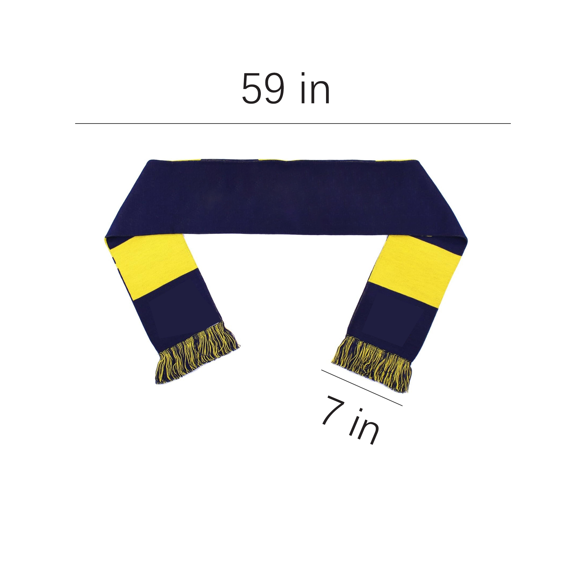 Personalized Sports Support Knitted Scarf 3
