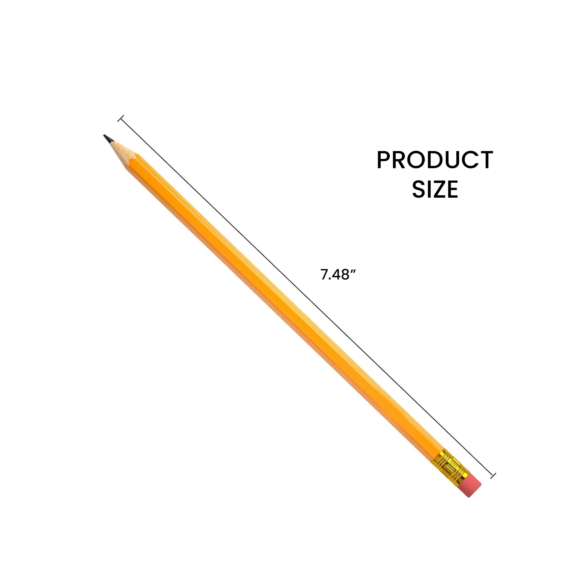 HB Pencil with Eraser Wholesale 4