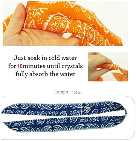 Ice Cooling Neck Wrap Scarf for Women Men Running /Hiking/Camping/Travel/Shopping 19