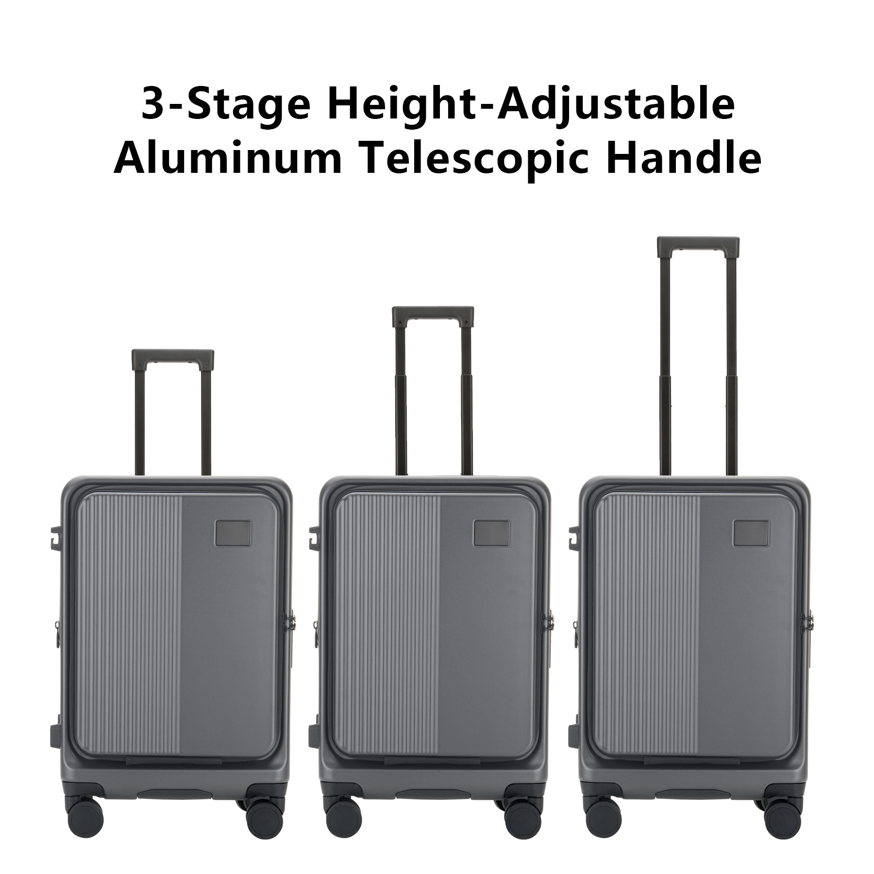 Premium Expandable Carry-On Luggage With Front Pocket 5