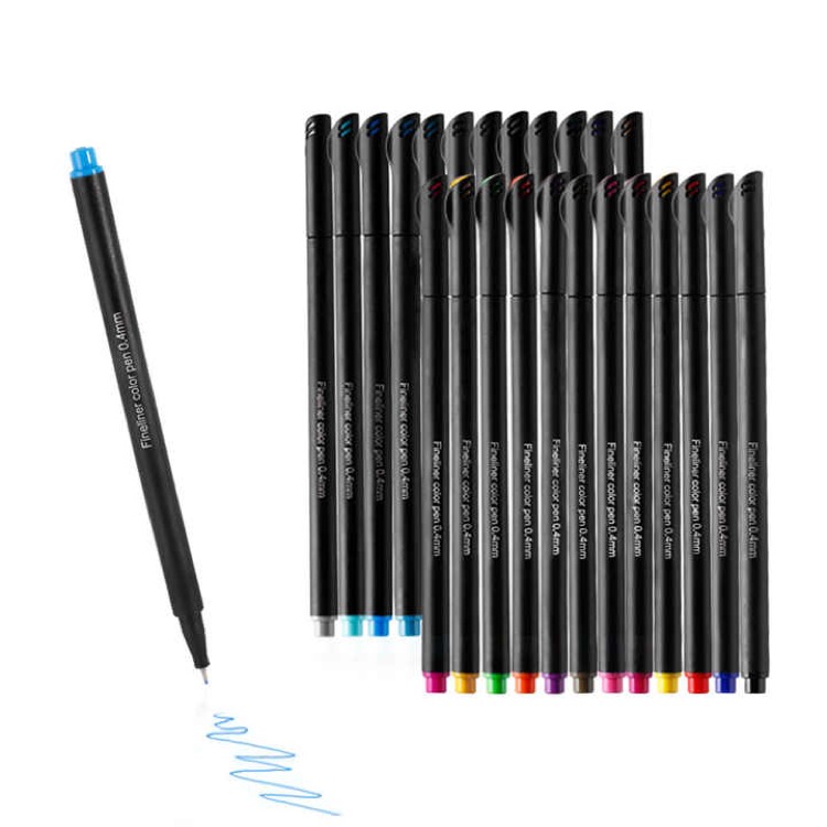 24 Color Fine Line Waterborne Pencil, Painting Set 2