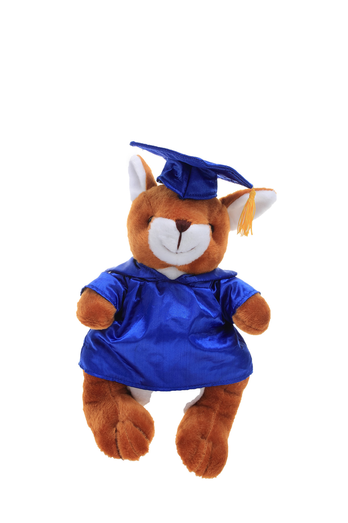 Soft Plush Kangaroo with Graduation Cap and Gown 3