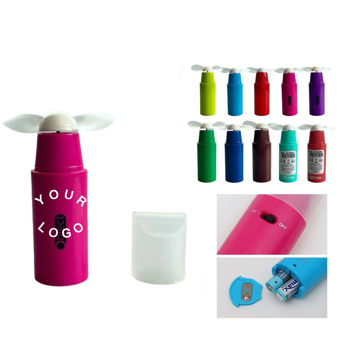 Fashionable Mini Fan in Multiple Colors 1
