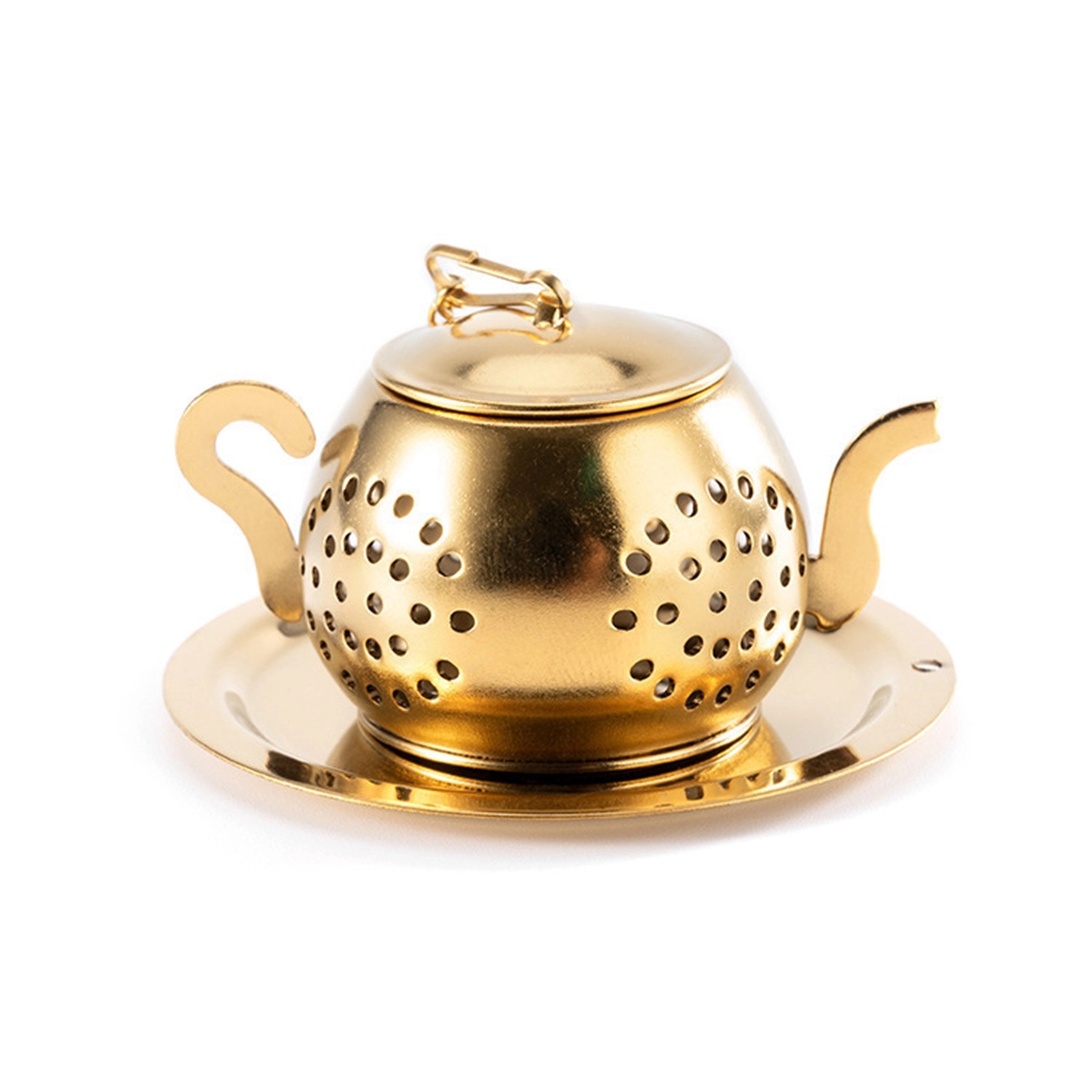 Stainless Steel Teapot Shape Tea Leaf Infuser 5