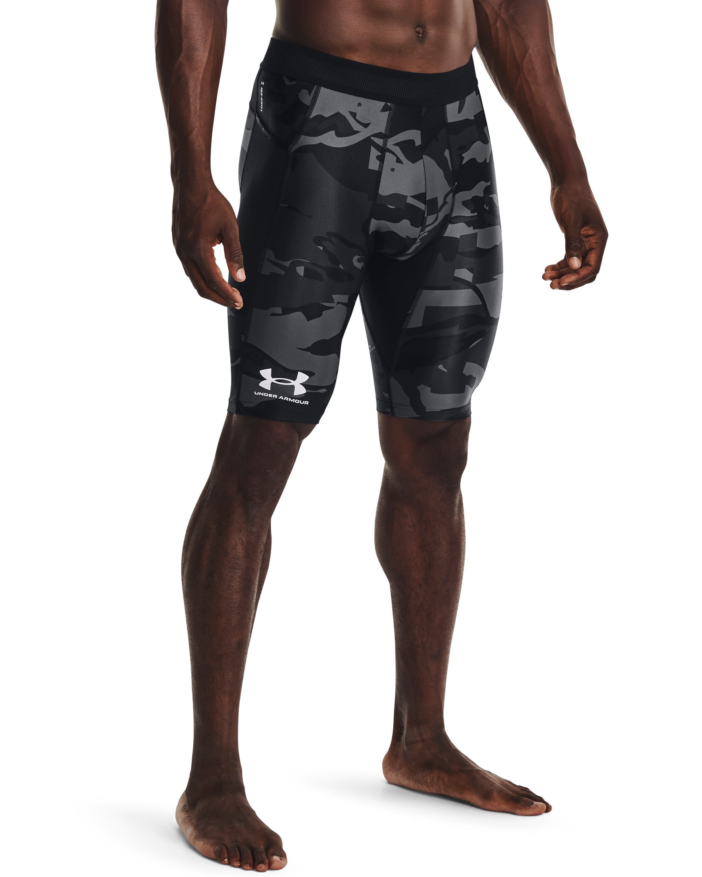 UA Iso-Chill Print Long Men's Compression Shorts 3