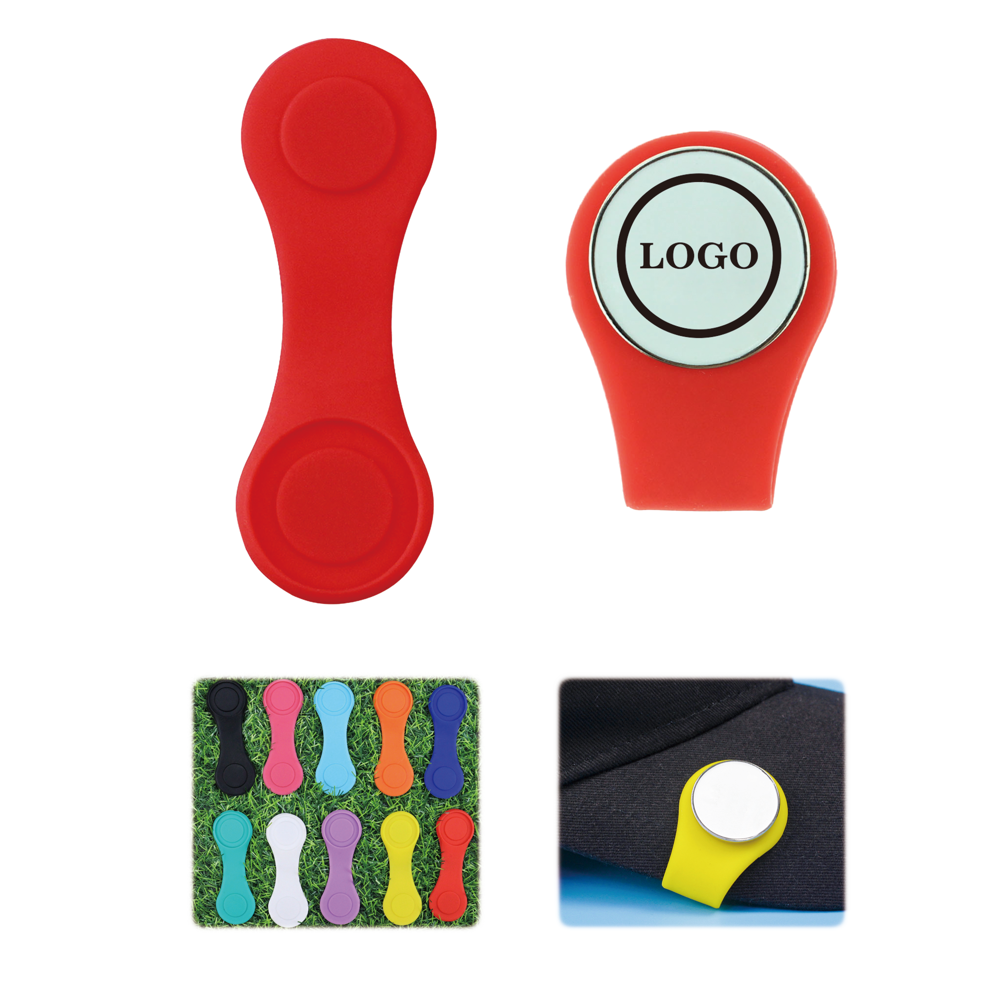 Silicone Magnetic Golf Cap Clip 1