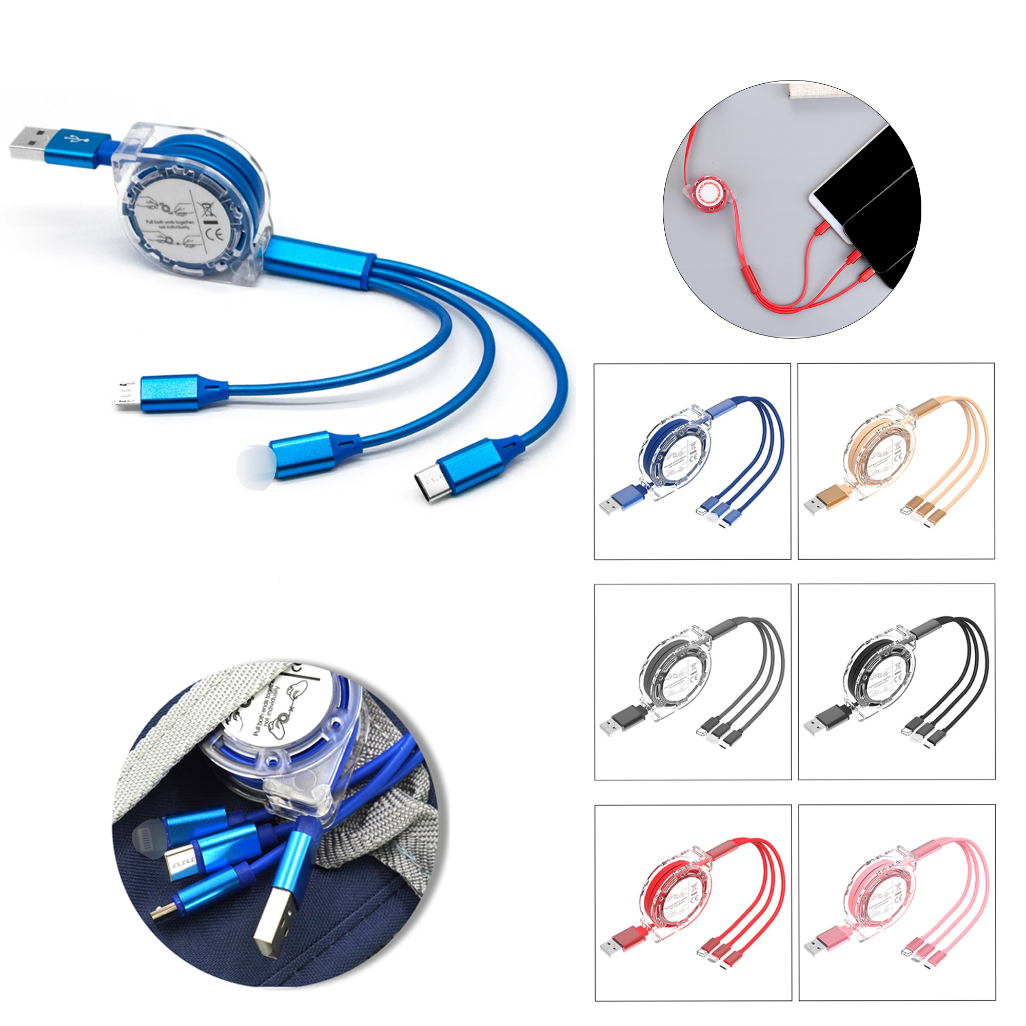 3 in 1 Multi Charging Cable 1