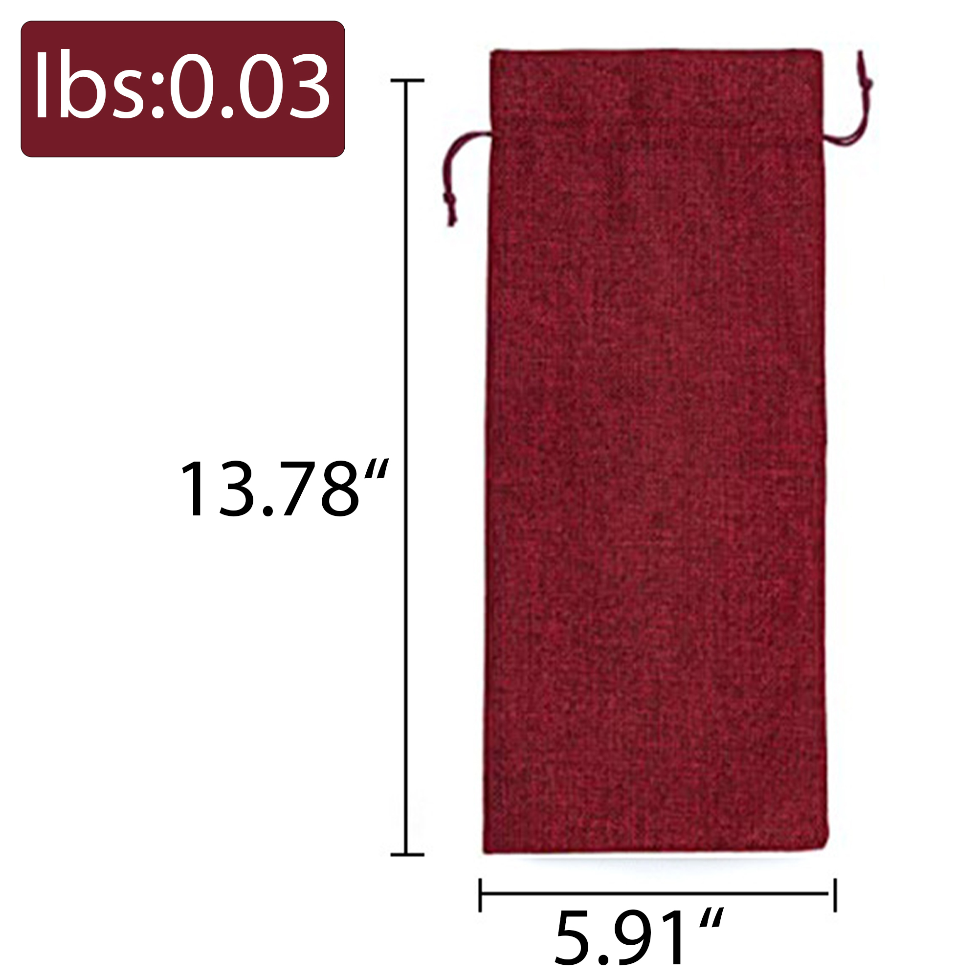 Multi-Color Rustic Wine Bottle Bag 3
