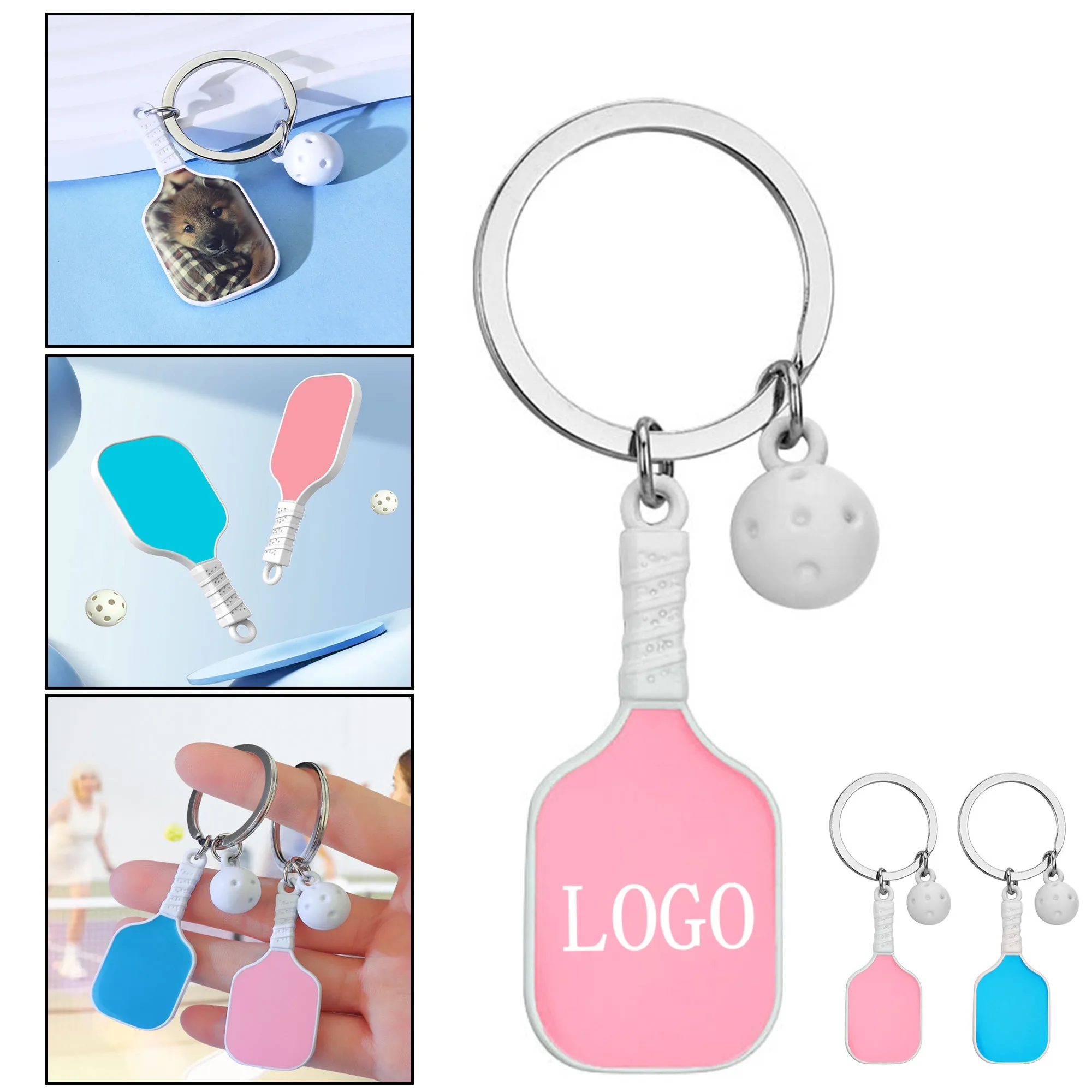 Pickleball Fan Keychain 2