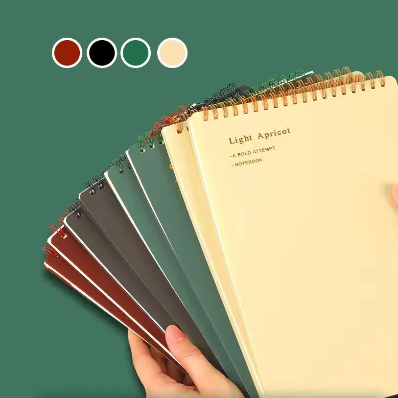 Custom Morandi Flip Coil Thickened A5 Notebook 1