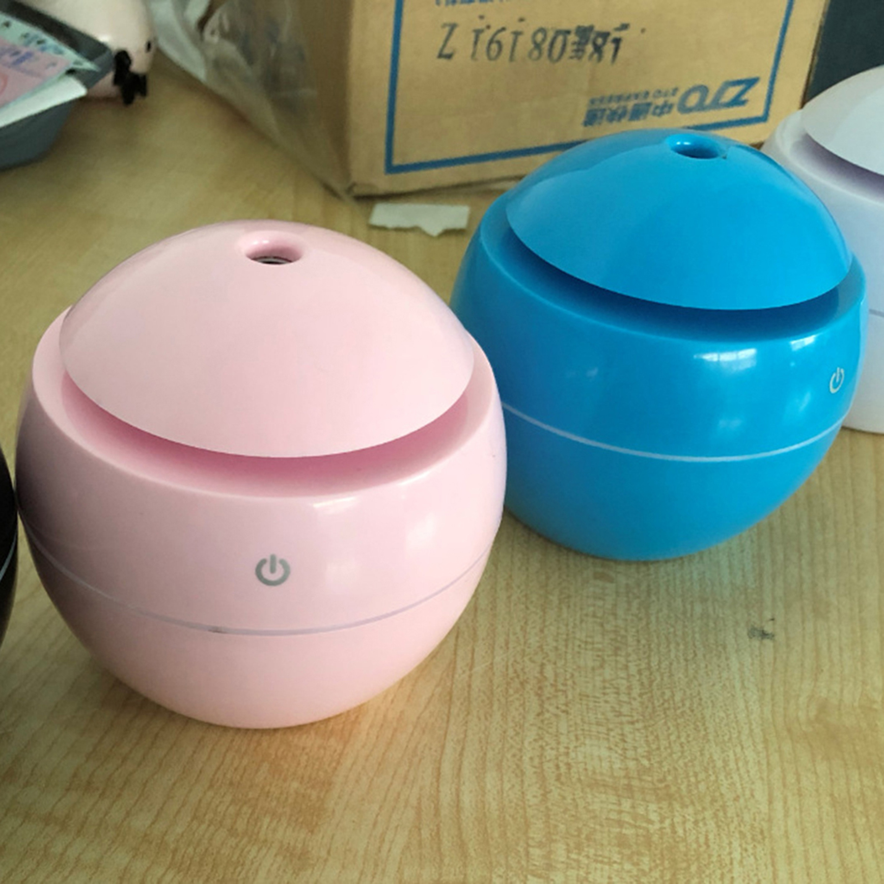 Wood Grain Led USB Air Humidifier 3