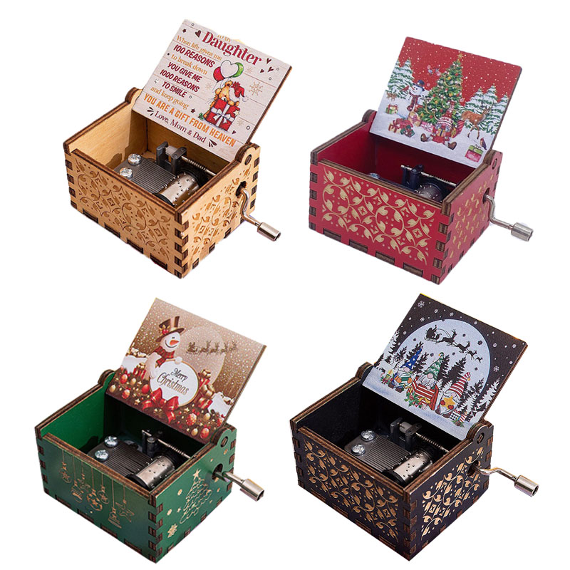 Christmas Gift Wooden Music Box 3