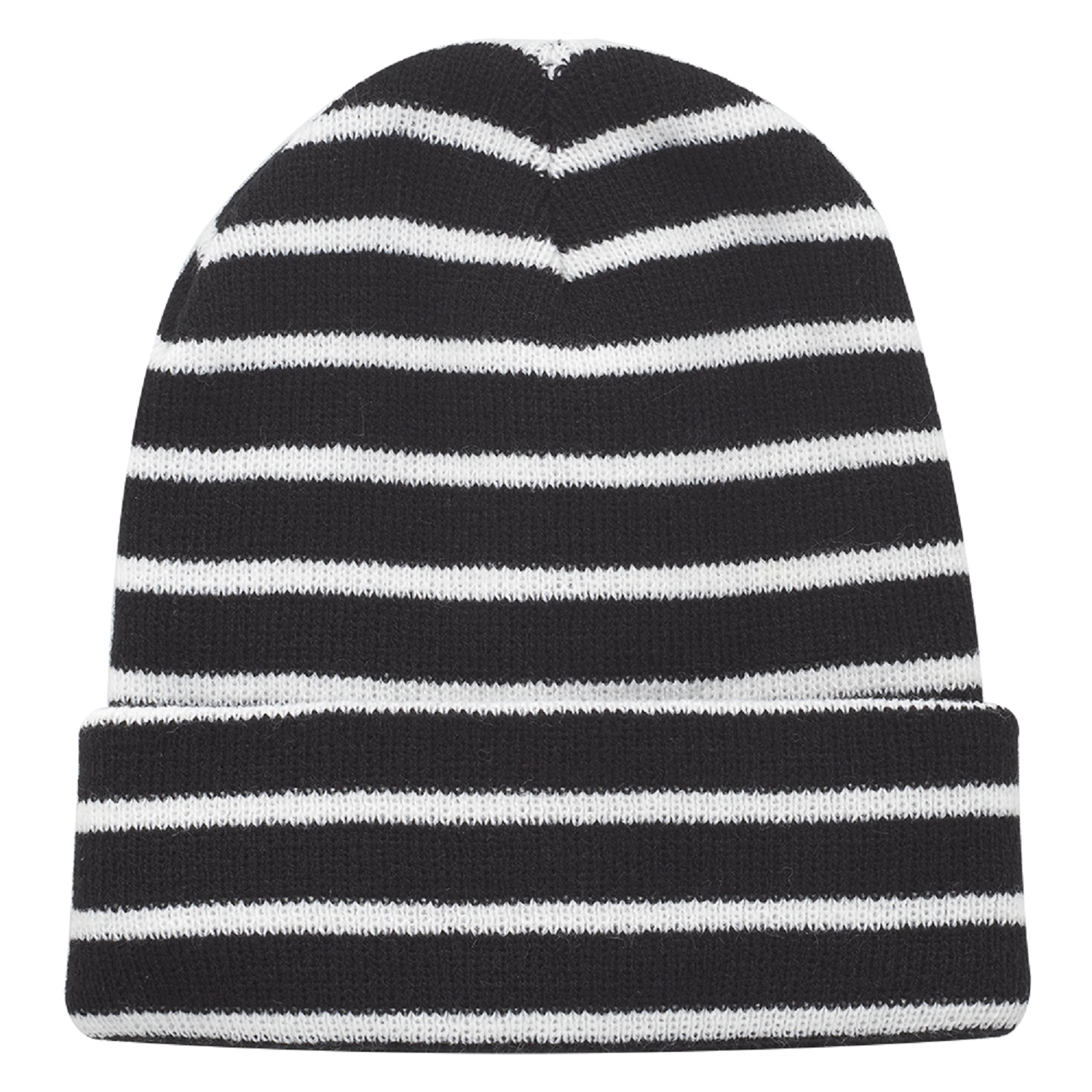 Striped Acrylic Knitted Beanie 3