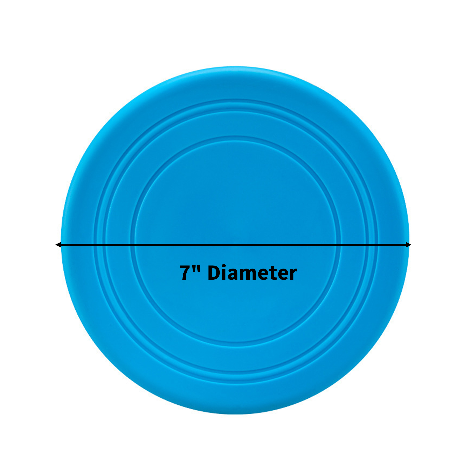 Silicone Flying Disc 7" Soft Safe Design 6