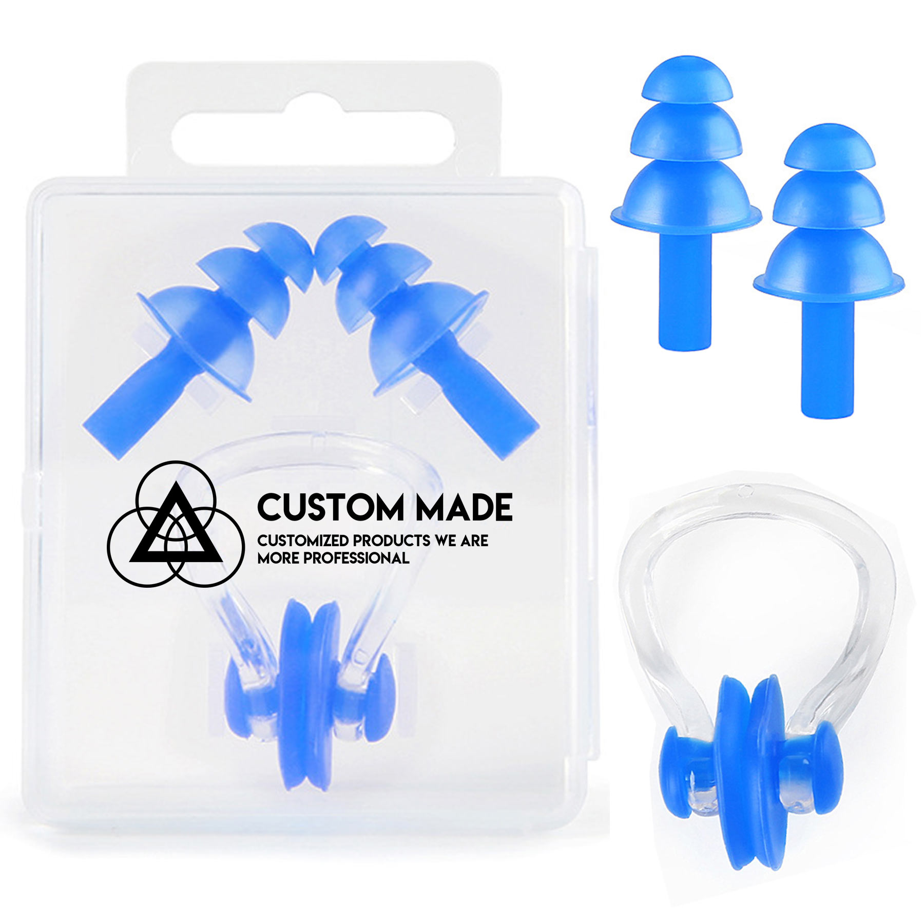 Swimming Earplugs Nose Clip 1