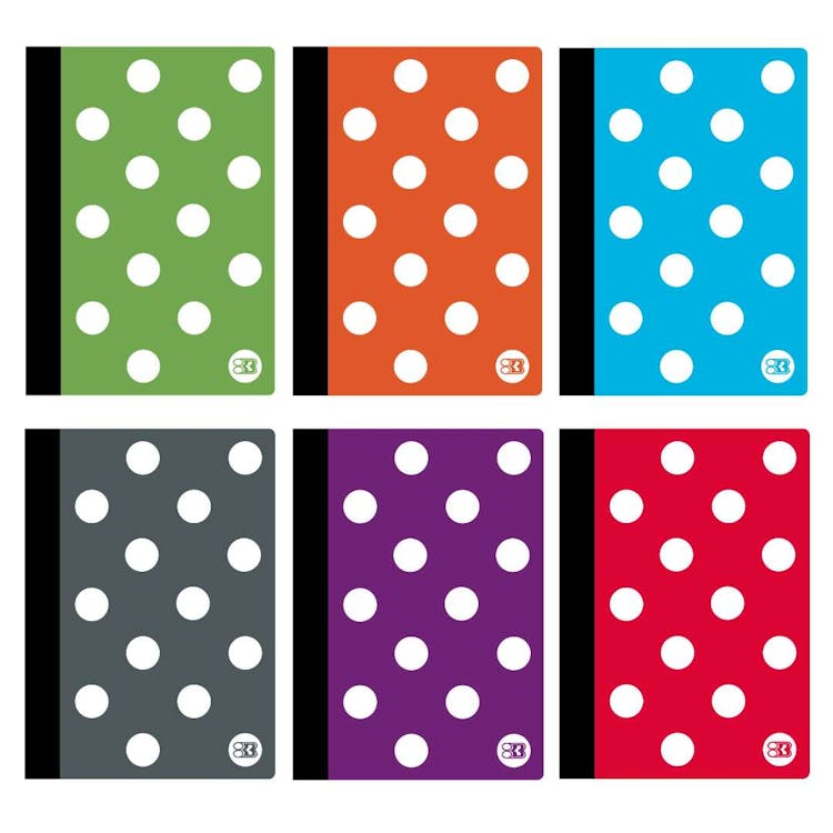Composition Book - 80 Sheets College Ruled Assorted Colors 2