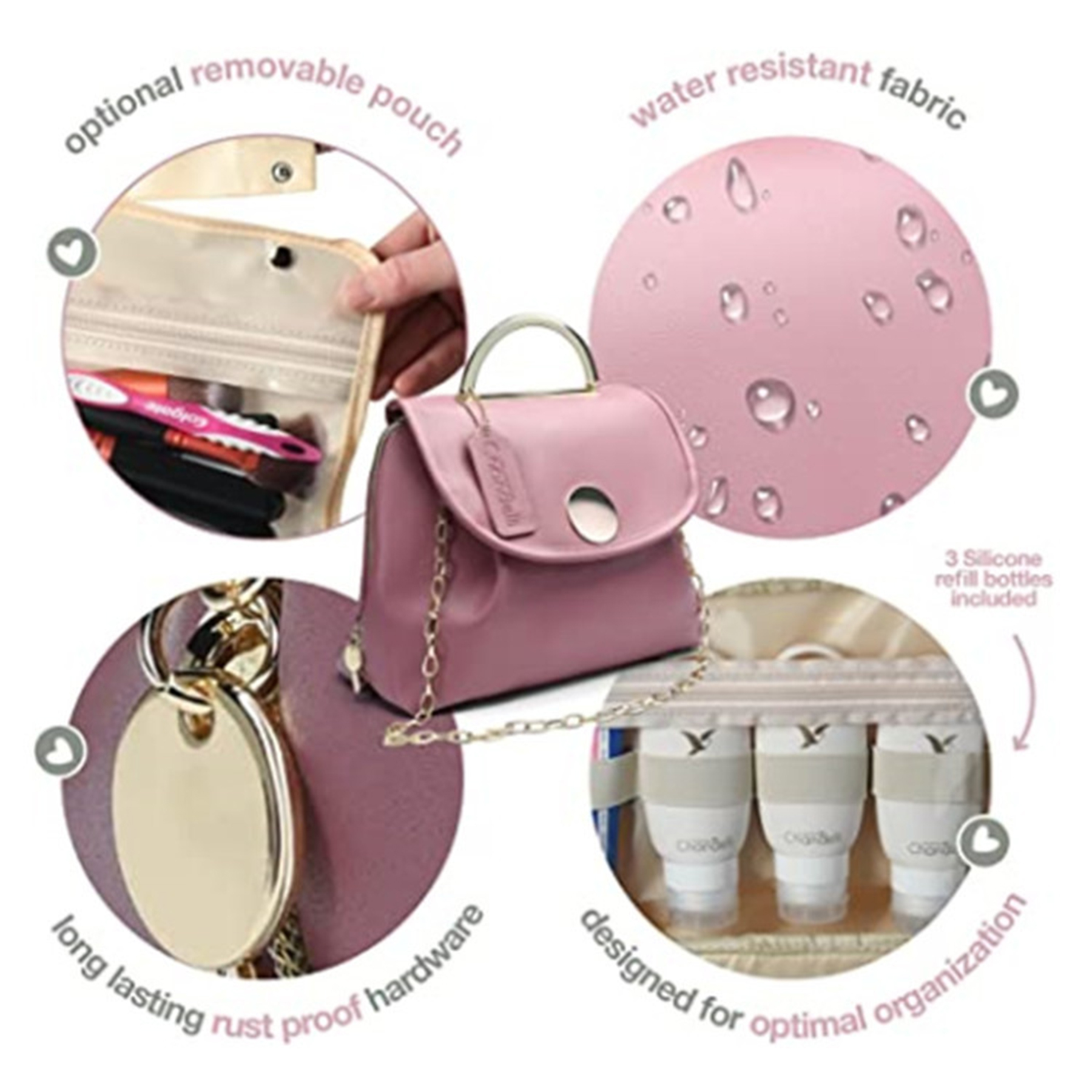 Useful Travel Makeup Bag Toiletry Bag 4
