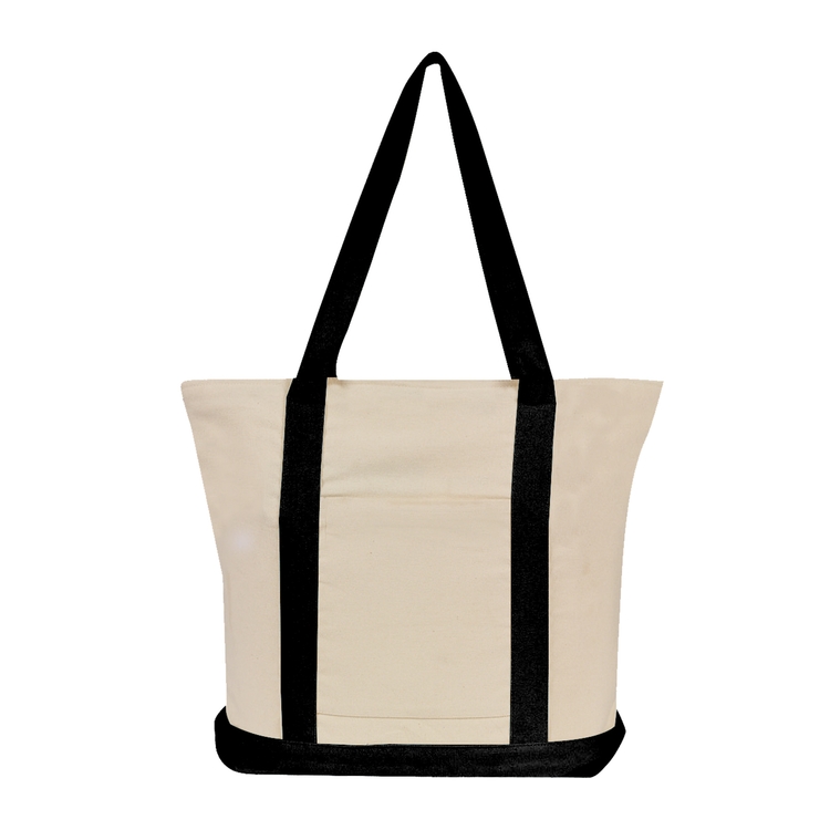 12 oz. Heavy Duty Cotton Canvas Boat Tote Bag 8