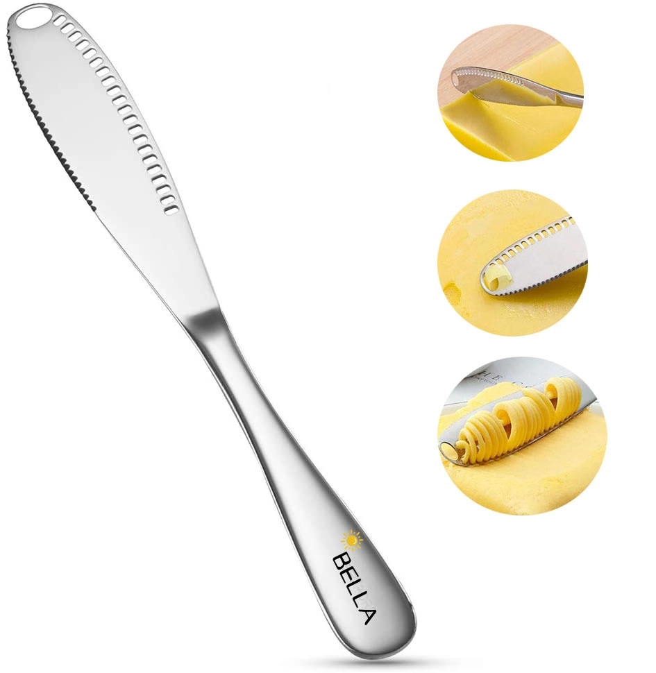 Stainless Steel Butter Knife - 3 in 1 Kitchen Gadgets 1