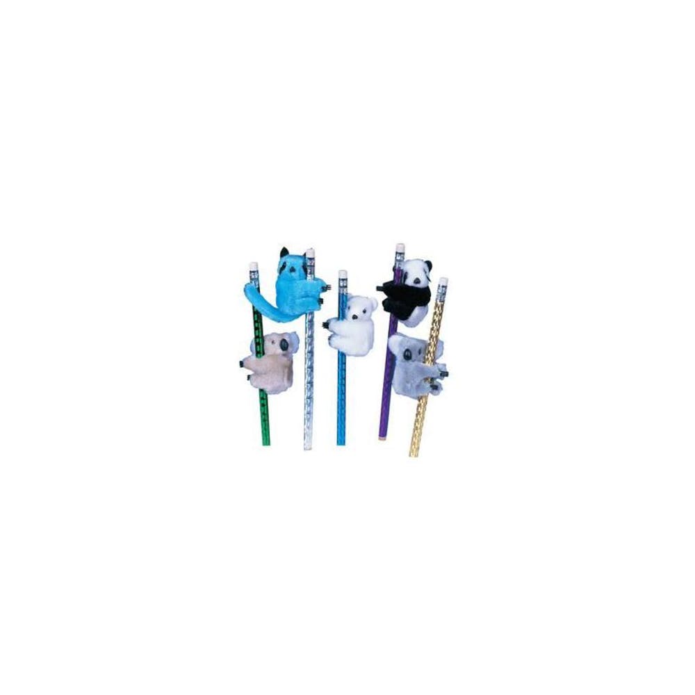 Clip-On Pencil Toppers - Assorted Animals 2" 2