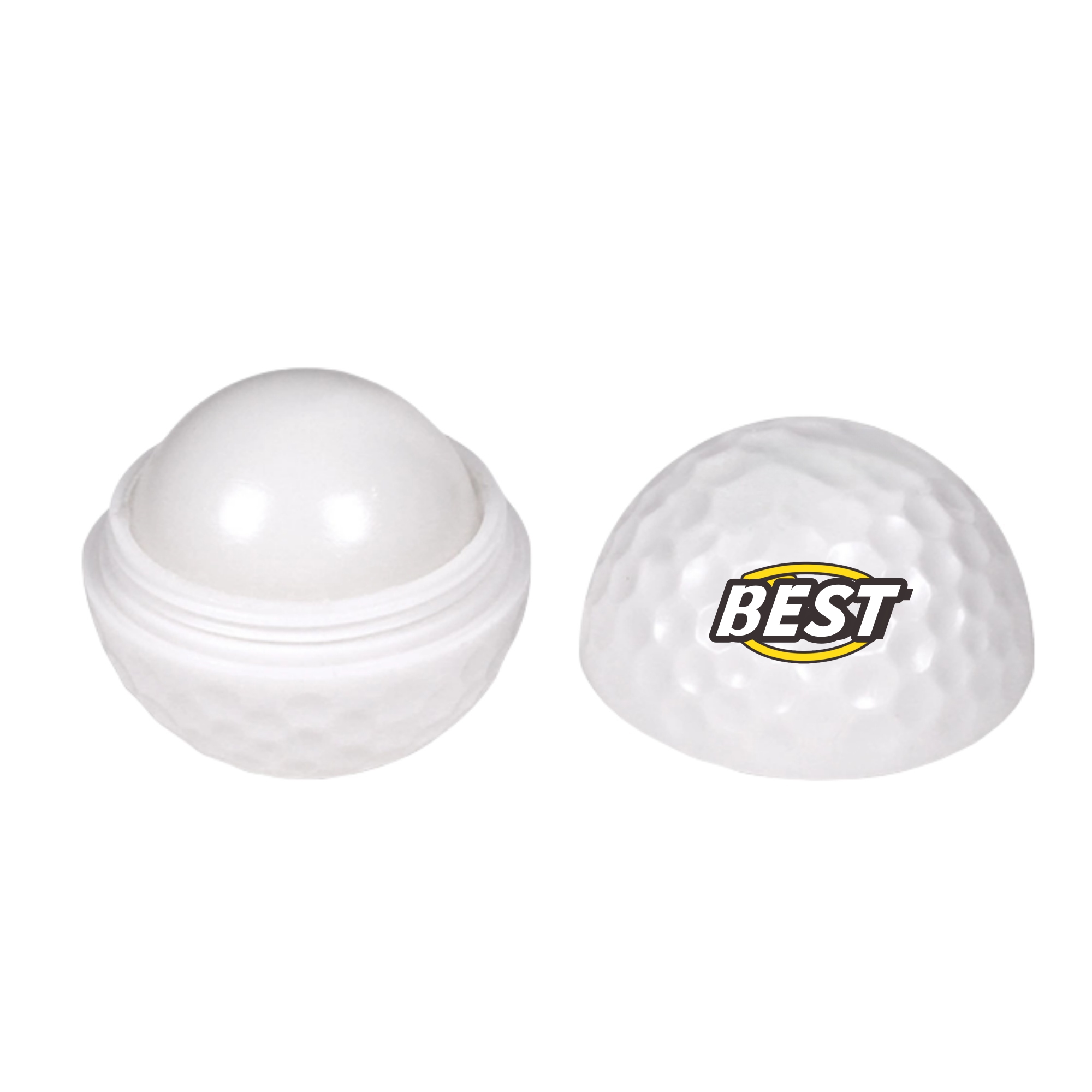Golf Ball Lip Balm Moisturizer Container 1