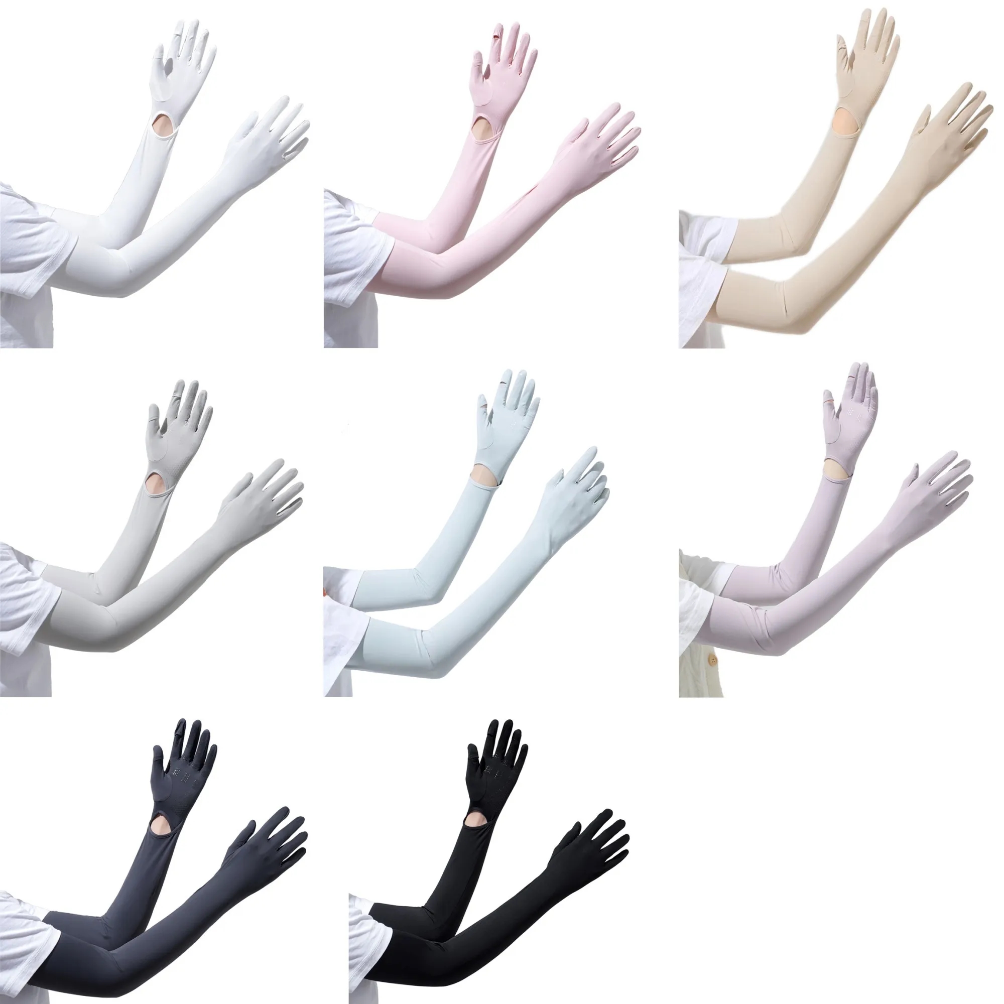 Women's Sun Protection Sleeves for Outdoor Cycling & Driving 3