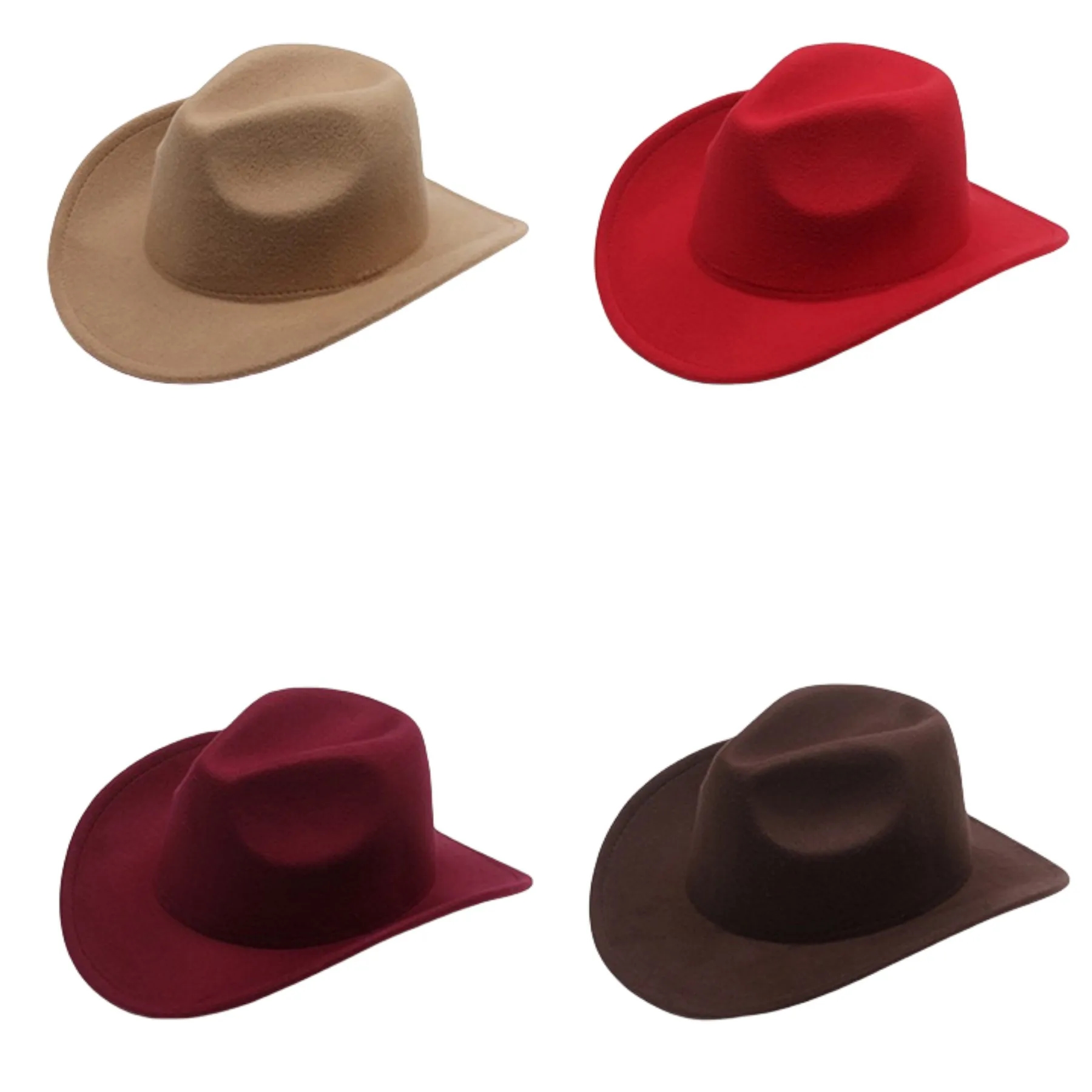 Wide Brim Cowboy Cowgirl Hat 4