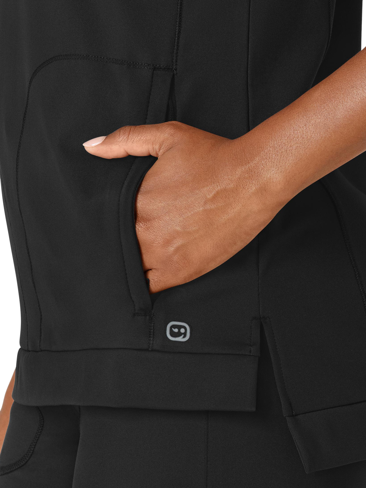 Renew Women's Two-Pocket Flex-n-Reach Crew Neck Top