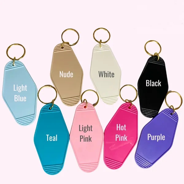 CUSTOM MOTEL STYLE KEY RING 2