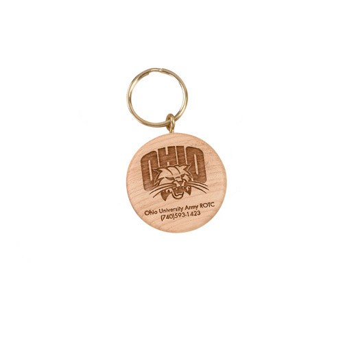 Maple Key Fob with Laser Engraving 1