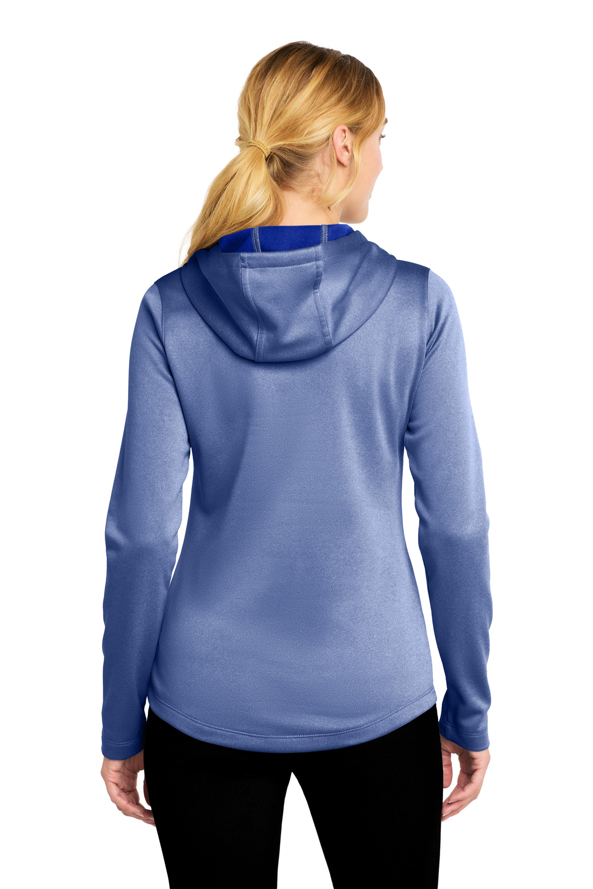Sport-Tek Women's PosiCharge Sport-Wick Heather Fleece Hooded Pullover. LST264 33