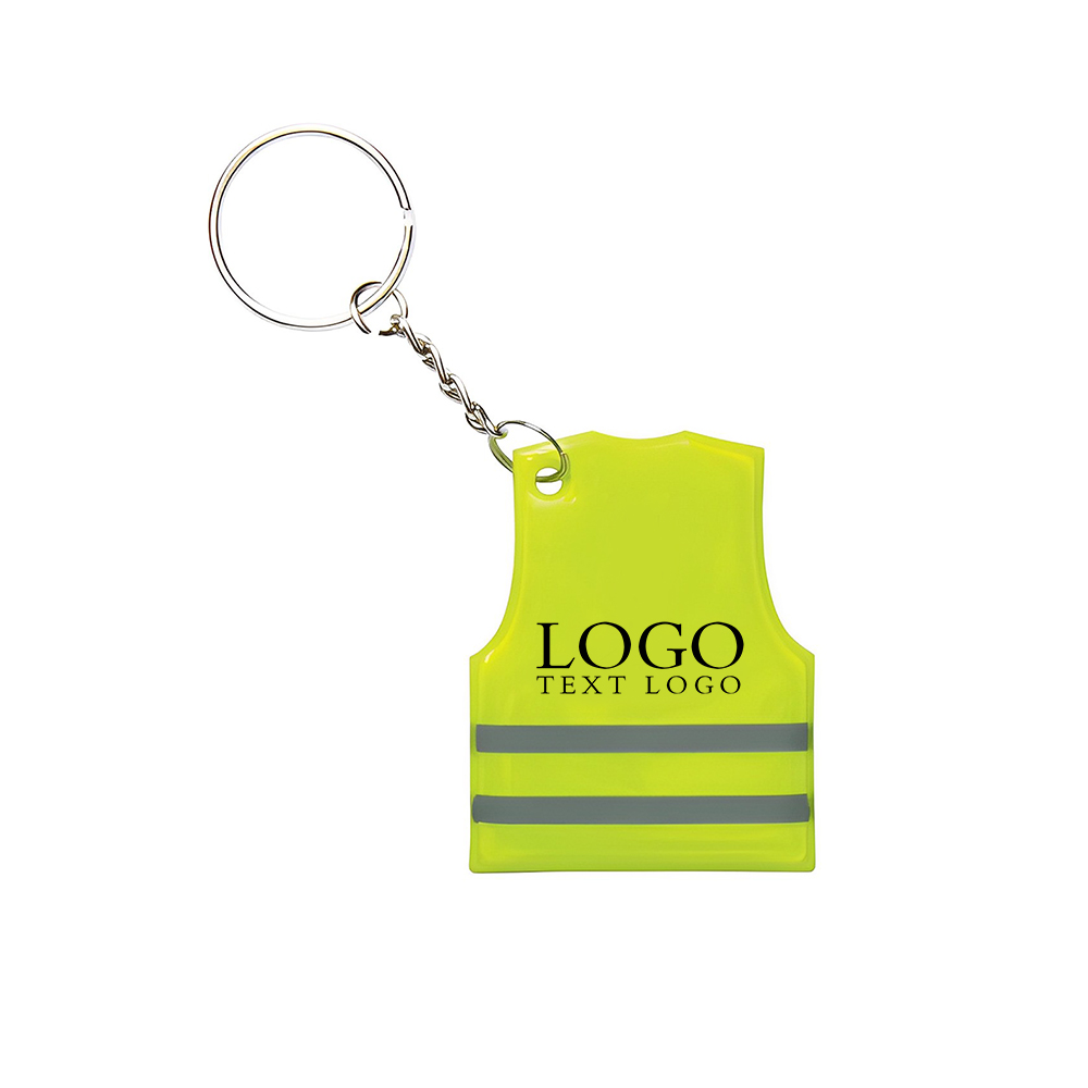 Custom Reflective Safety Vest Keytag 2