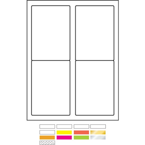 Laser Labels (3½"x5") 1